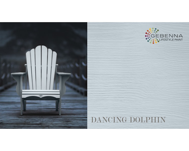 farvekort udendørs træmaling DANCING DOLPHIN